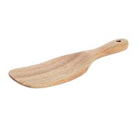 Wakects Utensile di Cottura in Legno Spatola in Teak con Impugnatura Liscia, Materiale per Alimenti per Cottura, Dettagli Trasformati Offrono una Presa Comoda (20,5 * 6 raschietto di teak)