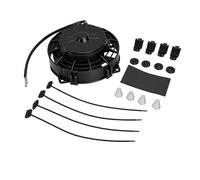 Wakects Ventola di Raffreddamento Elettrica per Radiatore Sottile Kit Ventola di Raffreddamento per Radiatore Universale 156mm 6.14in 12V 80W 2800 Giri/min 10 Lame di Ricambio per Motore di Veicolo