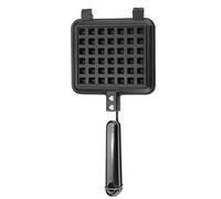 Wakects Waffle Maker Waffle Baking Strumento Panna per per Stufa a Gas in Lega di Alluminio Antiaderente con Manico di Isolamento a Calore Lungo Non per Cottura a Induzione
