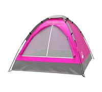 Wakeman 2 Person Camping with Rain Fly And Carrying Bag-Lightweight Outdoor Tent for Backpacking, Hiking, or Beach Use, Tenda a Cupola Borsa per Il Trasporto (Rosa) Unisex