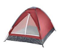 Wakeman Outdoors Camping Tent with Rain Fly And Carrying Bag, Tenda da Campeggio all'aperto con Telo Antipioggia e Borsa per Il Trasporto Adulto-Unisex, Rosso, per 2 Persone