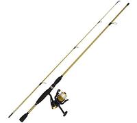 Wakeman Strike Series Canna da Pesca e Mulinello, Colore: Argento Metallizzato, Trophy Gold