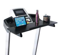 Wakeman - Supporto da scrivania per tapis roulant, universale, per computer portatili o portatili, con supporto per tablet o telefono e portabicchieri, adatto a manubri fino a 86,4 cm di larghezza