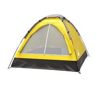 Wakeman Tenda a cupola per 2 persone, facile da montare, con telo antipioggia e borsa per il trasporto, per campeggio, spiaggia, escursionismo e festival all'aperto (giallo)
