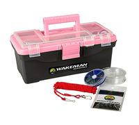 Wakeman Vassoio Singolo per Attrezzatura da Pesca 55 PC Tackle Kit, 80-FSH5017, Rosa
