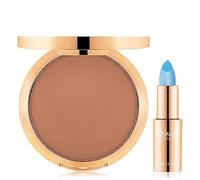 Wakeup Cosmetics - Kit Summer Dream - Contiene 1 Volcano Bronzing Powder, Terra Abbronzante Con SPF 15 + 1 High Glossy Lipstick, Rossetto Colore Sky High