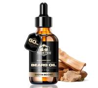 Waking Forest Biotin Beard Oil, [Bitoin Boost Beard] Beard Oil for Men Growth 2oz Sandalwood Scent Gifts for Men All Natural with Rosemary, Castor, Almond, Vitamin B7