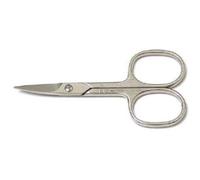 WAL FORBICE NICKEL SATINATO A LAMA CURVA PUNTA LARGA 7610