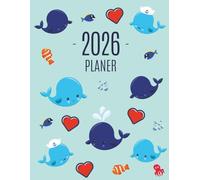 Wal Planer 2026: Wochenplaner 2026 | Monatsplaner 12 Monate Organizer | Einfacher Überblick über die Terminpläne | Agenda mit Raum für Notizen