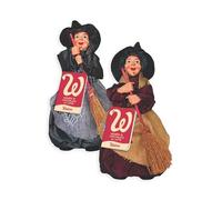 Walcor Bambola Epifania Fabrizia con Monete di Cioccolato al Latte 60g - Befana 2026 [Bambola Singola]