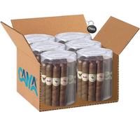 Walcor Sigari di Cioccolato Finissimo a Latte, Confezione da 20 pezzi 400g con Portachiavi CAIYA® [CAIYA® BOX da 6 Confezioni]