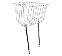 Wald Bicicletta 1352 Anteriore Drogheria Cestino 35.6x22.9x22.9cm Argento+