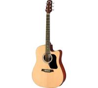WALDEN Chitarra western Dreadnought Cutaway, vernice satinata, EQ, borsa