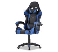 Walden Sedia da gaming, ergonomica, da ufficio, da gaming, schienale regolabile, sedia girevole da corsa, ufficio, computer, ergonomica, videogioco (blu)