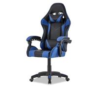Walden Sedia da gaming, ergonomica, da ufficio, da gaming, schienale regolabile, sedia girevole da corsa, ufficio, computer, ergonomica, videogioco (blue3)