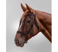 Waldhausen Cavezza da Pascolo con Frange Antimosche, Nero - Pony