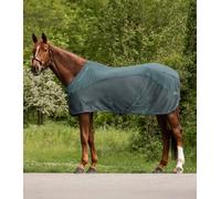 Waldhausen Coperta Antimosche in Pile Comfort, Verde Pino - 135 cm