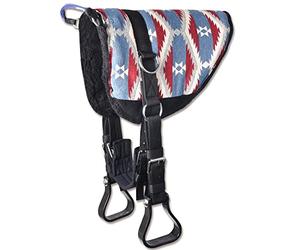Waldhausen cuscinetto posteriore nuda, Cuscino cavallo - blu/rosso, SH