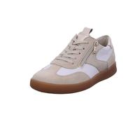 Waldläufer 704005-300/213 - Sneaker basse da donna, in pelle, colore beige, taglia 36, Beige Kombi, 38 EU