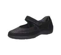 Waldläufer - Comoda ciabatta da donna con morbido materiale tessile - - Shoes - Donna - Nero - 37 1/2 EU