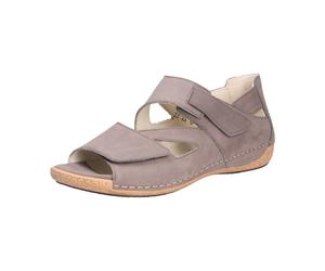 Waldläufer - Comode sandali da donna in morbida pelle scamosciata - - Shoes - Donna - Grigio - 40 EU