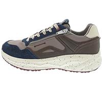 Waldläufer H-Pablo Sneaker Low Blu, blu tortora rosso, 45 EU Larga