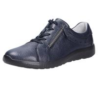 Waldläufer K-Ira 634002-199-194 - Sneaker Donna Ginnastica in pelle di cervo, colore: Nero, Blu, 39 EU