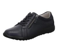 Waldläufer K-Ira - Scarpe da donna con lacci, in pelle, bianco/rosa, Blu, 41.5 EU Larga