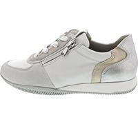 Waldläufer Pamela Sneaker Low Bianco, Latte bianco pietra, 37.5 EU Larga