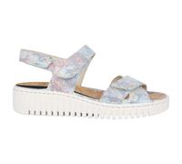 Waldläufer - Sandali da Donna a Pianta Larga - Multicolore - -Shoes -Donna -Grigio -40 EU