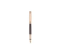 WALDMANN Penna stilografica Tuscany oro-marrone Medium in argento sterling 925 oro