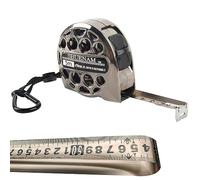 Waldspring Metro a Nastro Professionale 5 Metri - Flessometro Impermeabile, Antisabbia E Antiruggine - 19mm*5m, 1 Pezzo