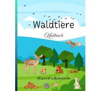 Waldtiere: Malbuch