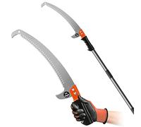 Walensee - Seghe per alberi per la potatura di alberi 4,3 m, sega alta in acciaio inossidabile manuale leggera con lama per trimmer, tagliarami, tagliasiepi per silvicoltura, cortile, giardino