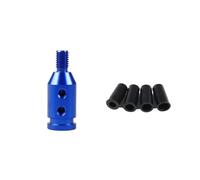 WALEQW Testa Leva Cambio Adattatore Universale Per Pomello Del Cambio Manuale Per Auto Con Filettatura M10x1,5/M12x1,25 In Lega Alluminio(M10x1.5-BLUE)
