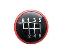 WALEQW Testa Leva Cambio Copri Pomello Cambio 5/6 Marce Per SEAT Per IBIZA Per CORDOBA Per INCA 1996-2002(Red 6-Speed)