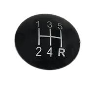 WALEQW Testa Leva Cambio Copri Pomello Del Cambio Per Mini Per Cooper Per R50 Per Cabrio Per R52 Per R51 Per R53 Accessori Per Interni Auto(5-speed-Black)