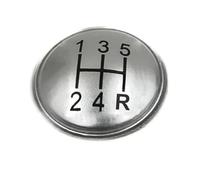 WALEQW Testa Leva Cambio Copri Pomello Del Cambio Per Mini Per Cooper Per R50 Per Cabrio Per R52 Per R51 Per R53 Accessori Per Interni Auto(5-speed-silver)