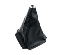 WALEQW Testa Leva Cambio Copri Pomello Del Cambio Universale In Pelle PU Per Auto Cuffia Manuale In Fibra Carbonio Accessori Interni(Carbon Black-Line)