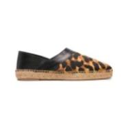 WALES BONNER - Leopard Espadrillas Scarpe - - Shoes - Donna - Marrone - 37 EU