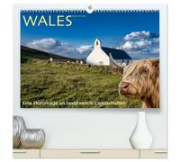 Wales - Eine Hommage an berührende Landschaften (hochwertiger Premium Wandkalender 2026 DIN A2 quer), Kunstdruck in Hochglanz: Wales in einem großen ... schönen Landschaften, Orten und Küsten.