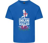 Wales Le Mie Radici Sono Scozzesi Uomo Cotone T-Shirt Tee Top