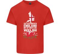 Wales Le Mie Radici Sono Scozzesi Uomo Cotone T-Shirt Tee Top