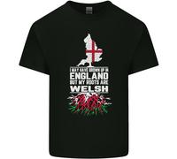 Wales Le Mie Radici Sono Scozzesi Uomo Cotone T-Shirt Tee Top