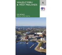Wales & West Midlands (Map) OS Road Map