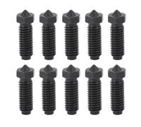 Walfront 10 Pezzi di Ugelli per Stampanti 3D 3D Ugelli di Estrusore in Acciaio Temprato Resistenza Ad Alta Temperatura per Any Cubic Kobra 3 3 Combo S1 S1 S1 (0,2 mm)