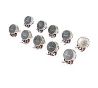 Walfront 10 Pezzi Potenziometro per Chitarra da 25k Ohm per Bassi Elettrici POTS Sostituzione Sound Affitto Sound con Albero da 18 Mm per il Controllo del Tono del Volume (A25K)