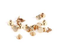 Walfront 10 Set 6.5mm Rivetti Pelle Bottoni, Vite Nail cap Rivetti per Artigianato Cuoio DIY Rivetti Pelle Mestiere Riparazione Decorazione