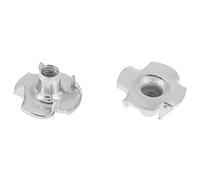 100 Pezzi Di Kit Di Dadi a T Per Mobili in Legno Dadi a 4 Punte M4 M5 M6 M8 (m4)