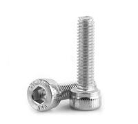 Walfront 100Pcs Set di Viti a Esagono Incassato, Set Viti Brugola Bulloni Viti Brugola in Acciaio Inox M3 x 12mm